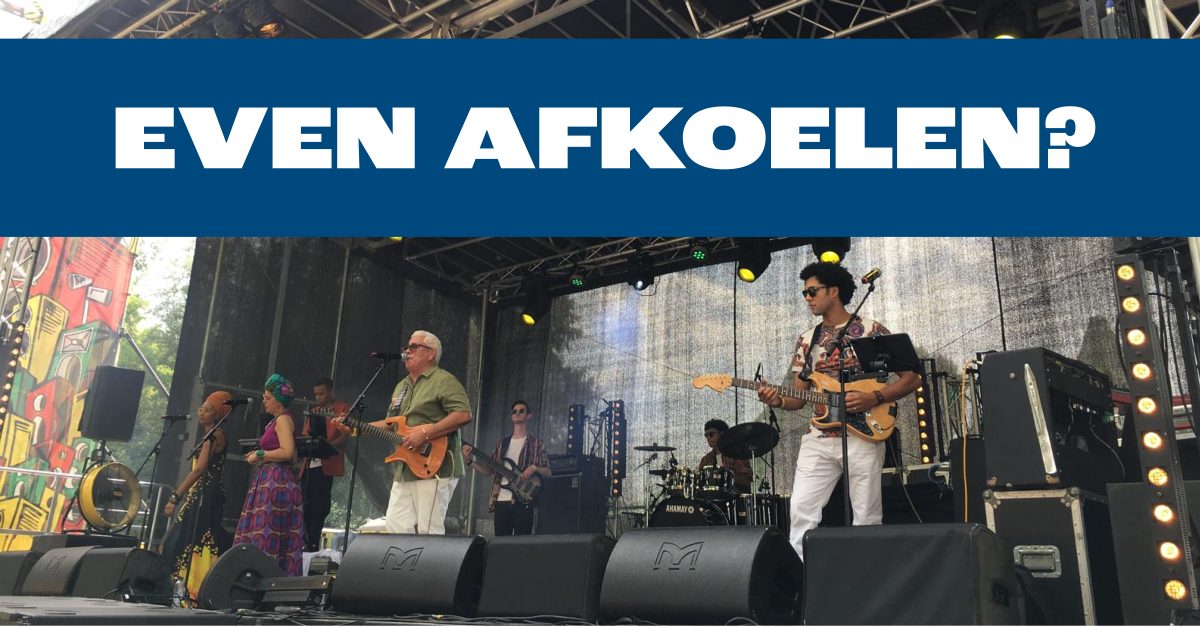 Houd het podium koel tijdens zomerse evenementen!