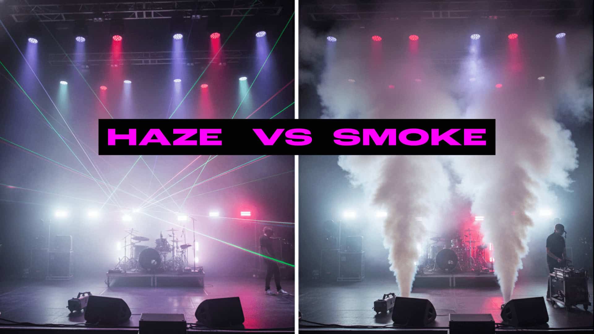 Hazer vs Rookmachine: Wat is het verschil?