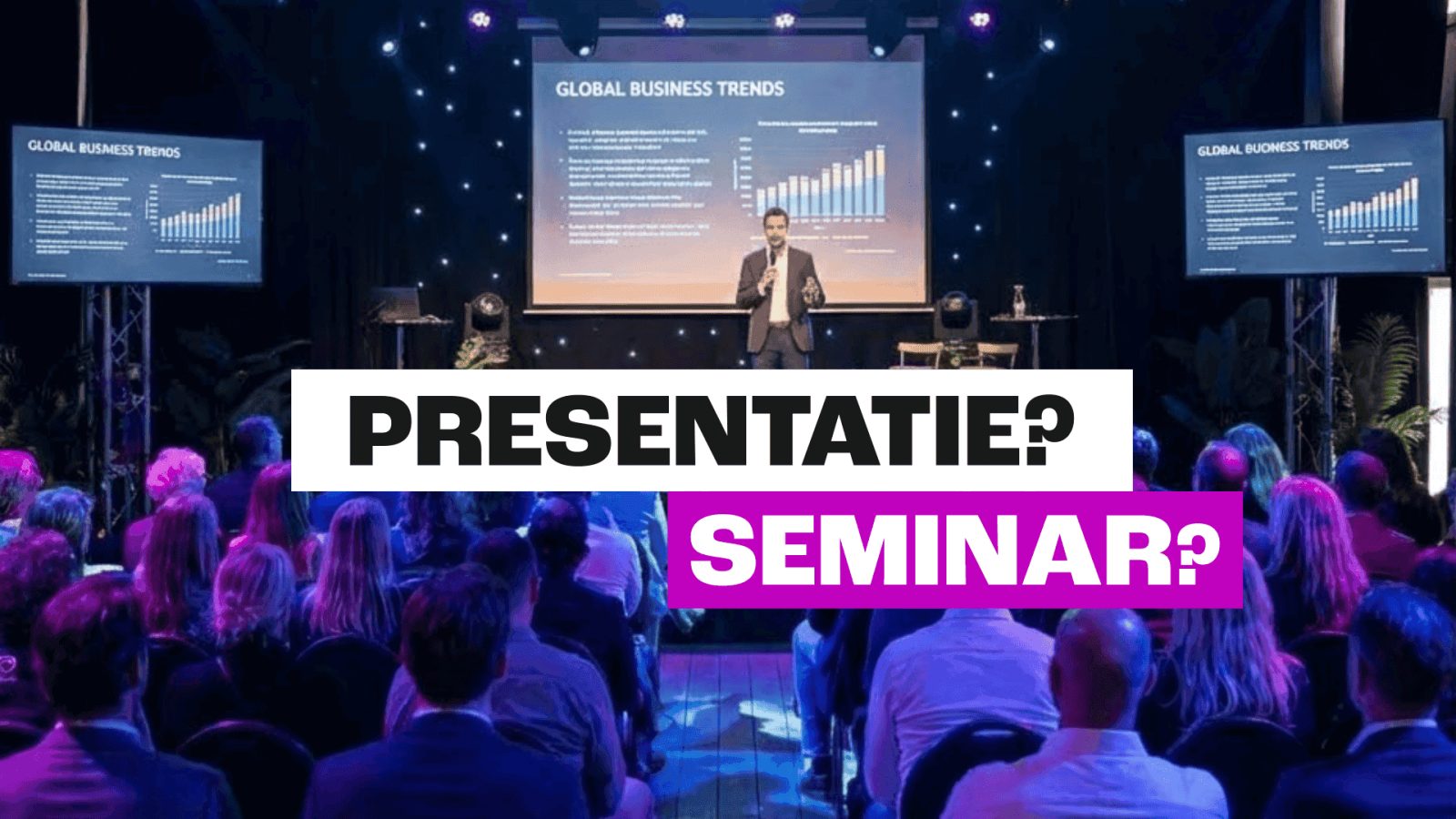 Presentatie of seminar geplanned? Wij helpen je graag met alle AV benodigdheden.
